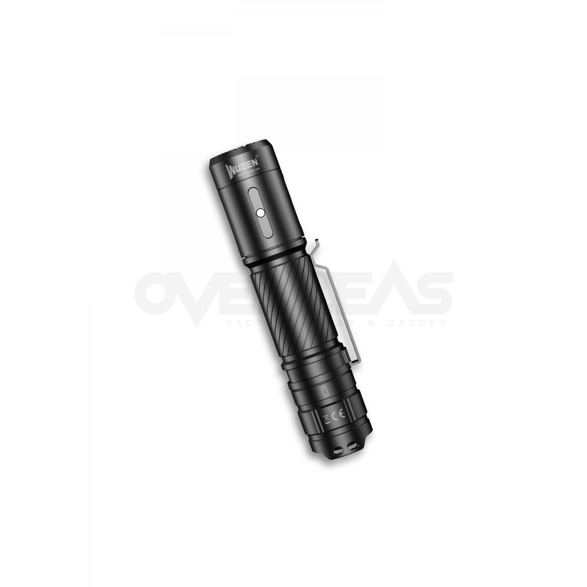 Wuben C3 Black 1200 Lumen Easy Carry Flashlight