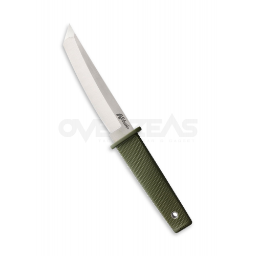 Cold Steel Kobun Tanto Fixed Blade OD Green (5.5" AUS-8A Satin),17TODST