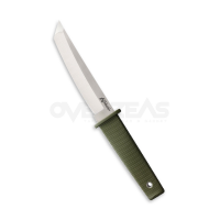 Cold Steel Kobun Tanto Fixed Blade OD Green (5.5" AUS-8A Satin),17TODST