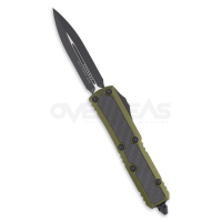 Microtech Daytona OTF OD Green Carbon Fiber Inlay (M390 3.1" Dagger Black,126-1ODCFIS