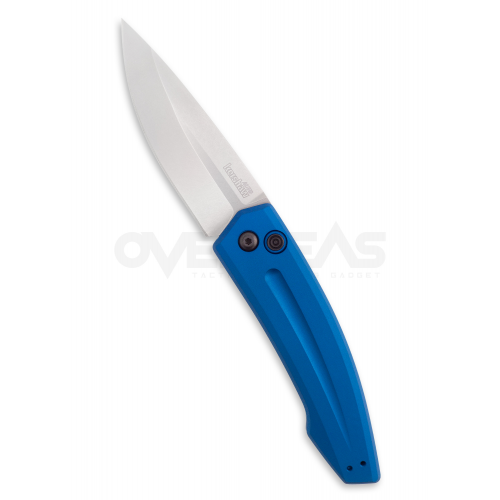 Kershaw Launch 2 Blue Aluminum Automatic Knife (CPM-154 3.3" Stonewash),7200BLUSW